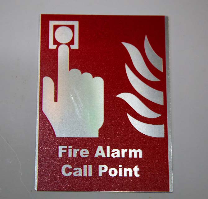 Customized Metal Safety Sign Fire Alarm